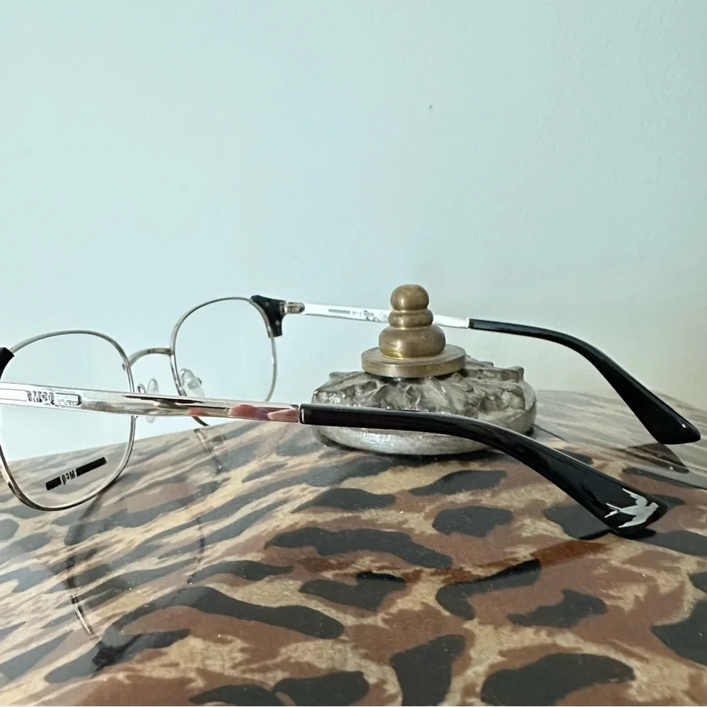 MCQ ALEXANDER MCQUEEN MQO1590 003 SILVER EYEGLASSES 51-20 145 NWOT Unisex